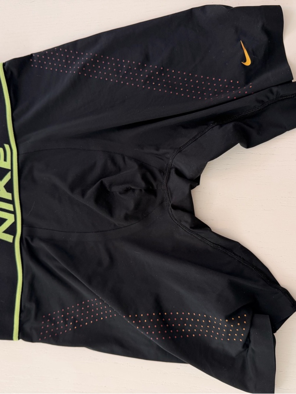 Nike Black Boxer Briefs with Volt Logo